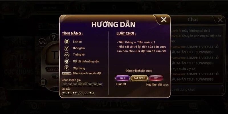 Kỹ thuật bắt cầu 1-1 tài xỉu Sunwin