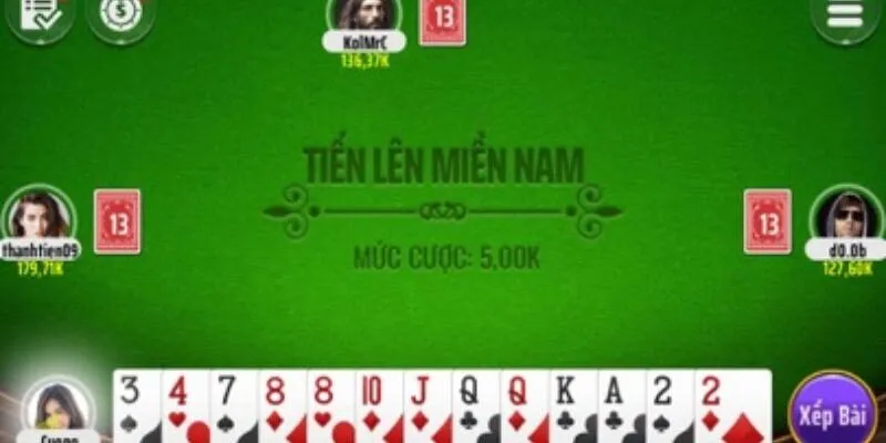 Thứ hạng các lá bài tiến lên Sunwin